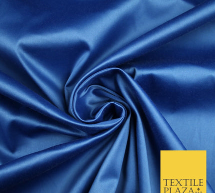 7 COLOURS - Luxury Plain Stretch Matt Duchess Satin Fabric Wedding Dress 58"