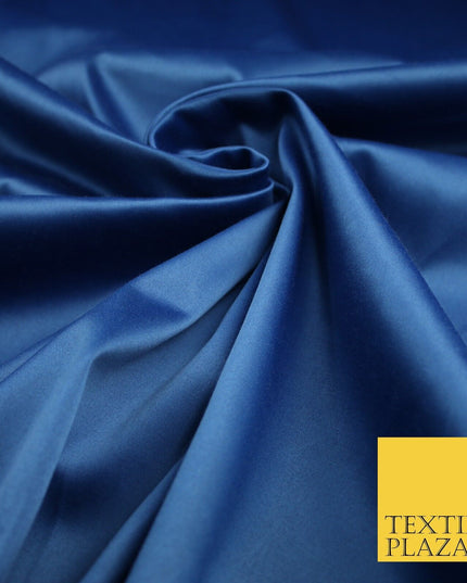 7 COLOURS - Luxury Plain Stretch Matt Duchess Satin Fabric Wedding Dress 58"