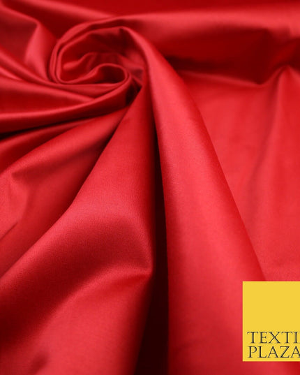 7 COLOURS - Luxury Plain Stretch Matt Duchess Satin Fabric Wedding Dress 58"