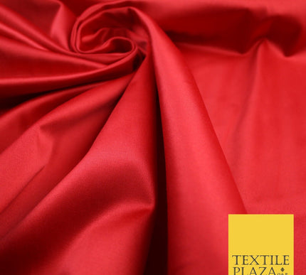 7 COLOURS - Luxury Plain Stretch Matt Duchess Satin Fabric Wedding Dress 58"