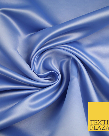 7 COLOURS - Luxury Plain Stretch Matt Duchess Satin Fabric Wedding Dress 58"