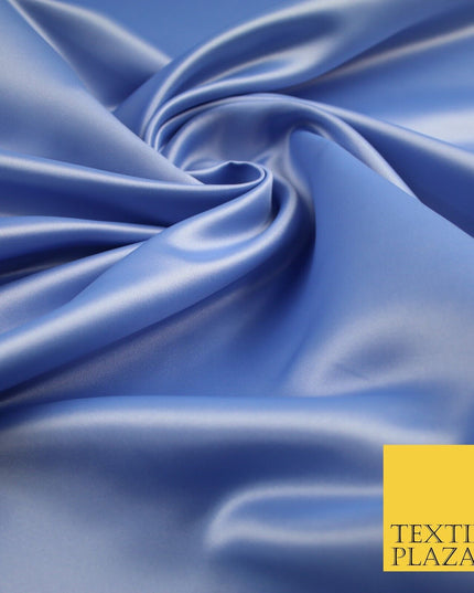 7 COLOURS - Luxury Plain Stretch Matt Duchess Satin Fabric Wedding Dress 58"