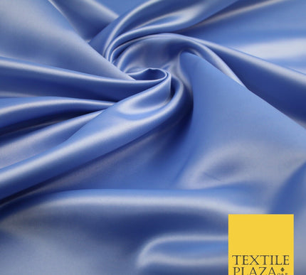 7 COLOURS - Luxury Plain Stretch Matt Duchess Satin Fabric Wedding Dress 58"