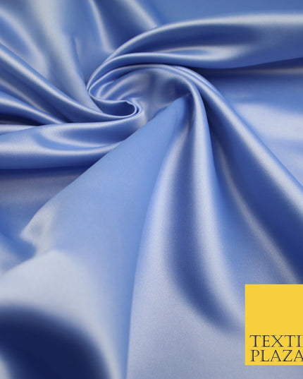 7 COLOURS - Luxury Plain Stretch Matt Duchess Satin Fabric Wedding Dress 58"