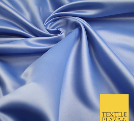 7 COLOURS - Luxury Plain Stretch Matt Duchess Satin Fabric Wedding Dress 58"