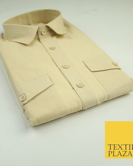 Mens Long Kurta Pajama Cotton Indian Punjabi Asian Clothing Shirt 4 COLOURS