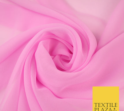 LIGHT LAVENDER PINK Premium Plain Dyed Chiffon Fine Soft Georgette Sheer Dress Fabric 8308