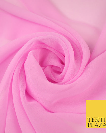 LIGHT LAVENDER PINK Premium Plain Dyed Chiffon Fine Soft Georgette Sheer Dress Fabric 8308