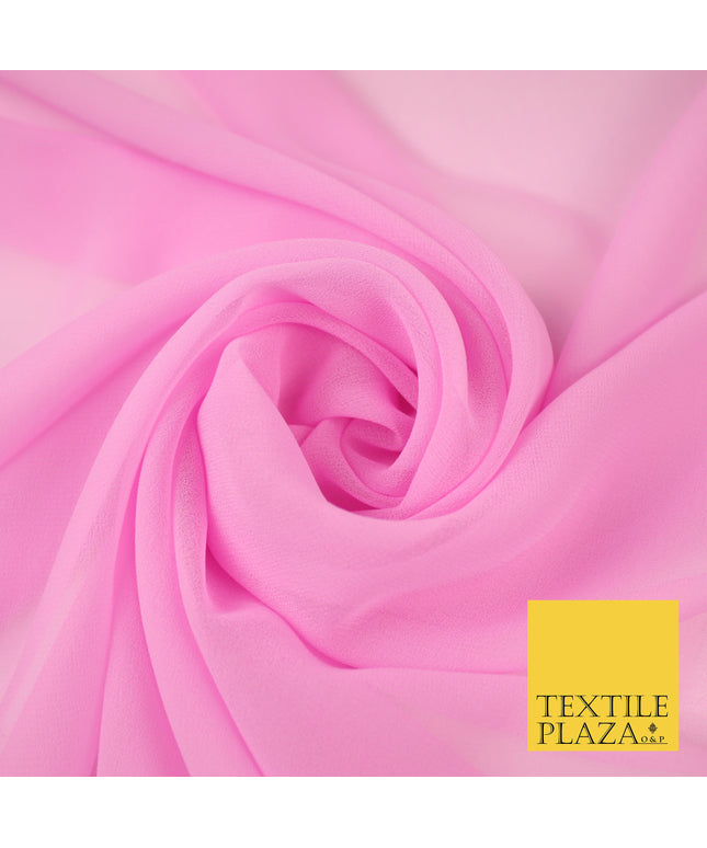 LIGHT LAVENDER PINK Premium Plain Dyed Chiffon Fine Soft Georgette Sheer Dress Fabric 8308