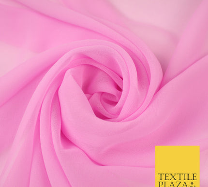 LIGHT LAVENDER PINK Premium Plain Dyed Chiffon Fine Soft Georgette Sheer Dress Fabric 8308