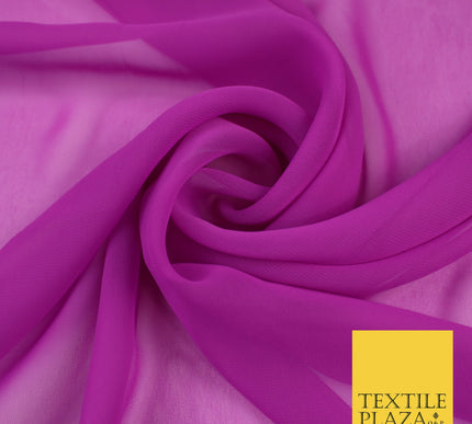 LIGHT PLUM Premium Plain Dyed Chiffon Fine Soft Georgette Sheer Dress Fabric 8320