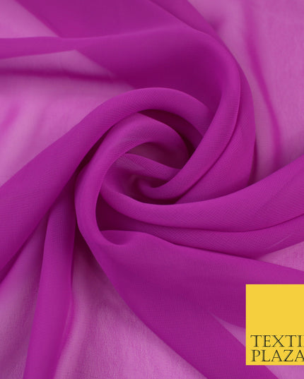 LIGHT PLUM Premium Plain Dyed Chiffon Fine Soft Georgette Sheer Dress Fabric 8320