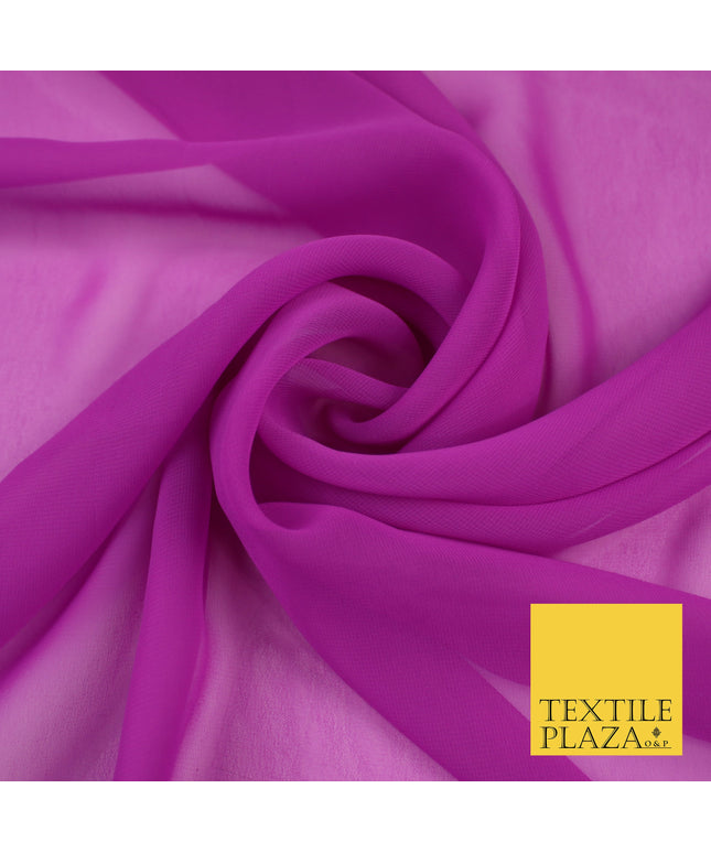 LIGHT PLUM Premium Plain Dyed Chiffon Fine Soft Georgette Sheer Dress Fabric 8320