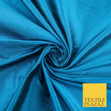 50 COLOURS - Luxury 100% PURE Plain Dupion Raw Silk Handloom Dress Fabric 55"