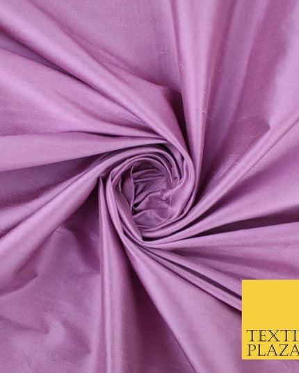 50 COLOURS - Luxury 100% PURE Plain Dupion Raw Silk Handloom Dress Fabric 55"