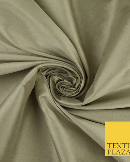 50 COLOURS - Luxury 100% PURE Plain Dupion Raw Silk Handloom Dress Fabric 55"