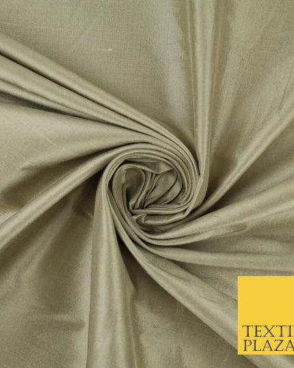 50 COLOURS - Luxury 100% PURE Plain Dupion Raw Silk Handloom Dress Fabric 55"