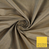 50 COLOURS - Luxury 100% PURE Plain Dupion Raw Silk Handloom Dress Fabric 55"