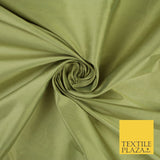 50 COLOURS - Luxury 100% PURE Plain Dupion Raw Silk Handloom Dress Fabric 55"