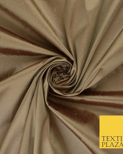 50 COLOURS - Luxury 100% PURE Plain Dupion Raw Silk Handloom Dress Fabric 55"