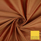 50 COLOURS - Luxury 100% PURE Plain Dupion Raw Silk Handloom Dress Fabric 55"