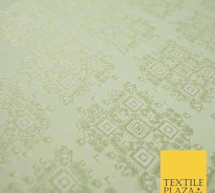 Intricate Large Diamond Ornate Textured Brocade Jacquard Waistcoat Dress Fabric