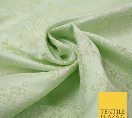 Intricate Large Diamond Ornate Textured Brocade Jacquard Waistcoat Dress Fabric