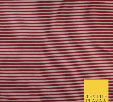 7 COLOURS - High Quality Striped Ticking Faux Silk Taffeta Dress Fabric