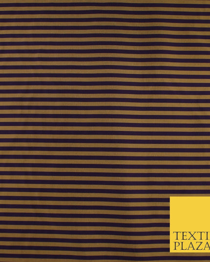 7 COLOURS - High Quality Striped Ticking Faux Silk Taffeta Dress Fabric