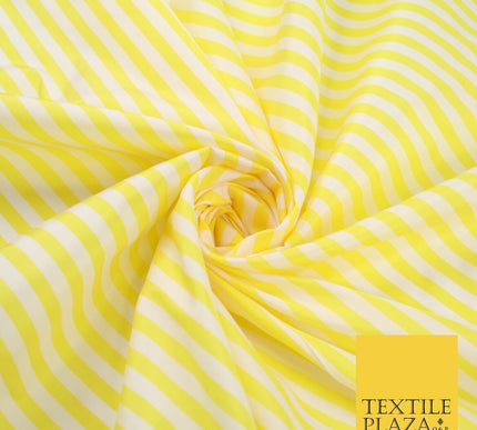 7 COLOURS - High Quality Striped Ticking Faux Silk Taffeta Dress Fabric