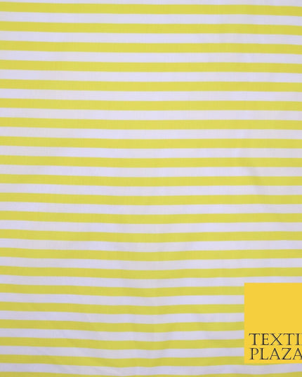 7 COLOURS - High Quality Striped Ticking Faux Silk Taffeta Dress Fabric