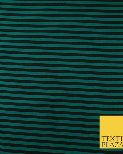 7 COLOURS - High Quality Striped Ticking Faux Silk Taffeta Dress Fabric