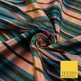 8 COLOURS - High Quality Check Tartan Faux Silk Taffeta Dress Fabric