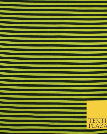 7 COLOURS - High Quality Striped Ticking Faux Silk Taffeta Dress Fabric