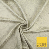 Light Beige Gold Swirls Artsy Brocade Jacquard Fabric 8521