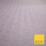 Mauve Ornamental Ornate Brocade Jacquard Dress Fabric 56" Wide 8508