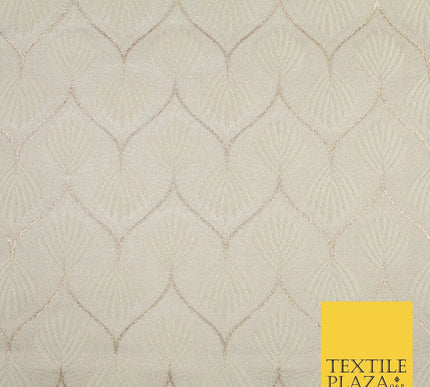 Floral Geometric Ornamental Textured Brocade Jacquard Waistcoat Dress Fabric