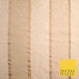 10 COLOURS - Fryetts Luxury Textured Vertical Line Striped 100% PURE SILK Fabric
