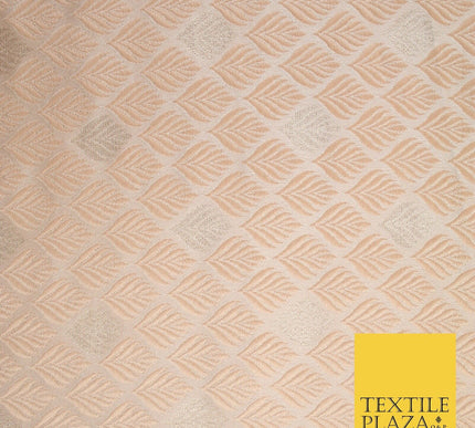 Diamond Feather Ornamental Textured Brocade Jacquard Waistcoat Dress Fabric