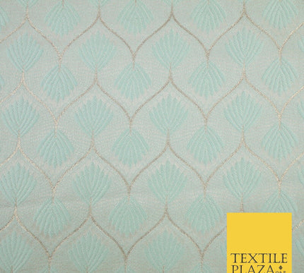 Floral Geometric Ornamental Textured Brocade Jacquard Waistcoat Dress Fabric