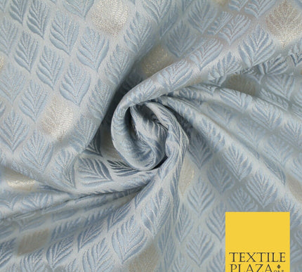 Diamond Feather Ornamental Textured Brocade Jacquard Waistcoat Dress Fabric