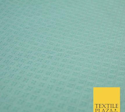 Mini Diamond Check Ornamental Textured Brocade Jacquard Waistcoat Dress Fabric