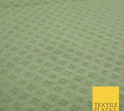 Mini Diamond Check Ornamental Textured Brocade Jacquard Waistcoat Dress Fabric