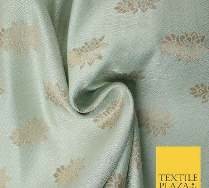 Intricate Floral Ornamental Textured Brocade Jacquard Waistcoat Dress Fabric