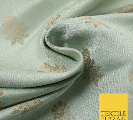 Intricate Floral Ornamental Textured Brocade Jacquard Waistcoat Dress Fabric