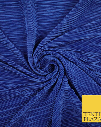 17 COLOURS Mini Pleated Crushed Plissé Satin Stretch Bodre Fabric Skirt Trousers