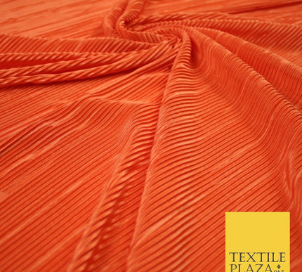 17 COLOURS Mini Pleated Crushed Plissé Satin Stretch Bodre Fabric Skirt Trousers