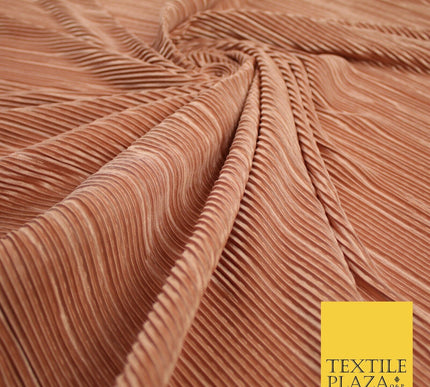 17 COLOURS Mini Pleated Crushed Plissé Satin Stretch Bodre Fabric Skirt Trousers