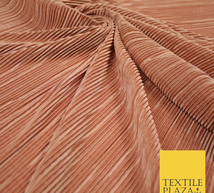 17 COLOURS Mini Pleated Crushed Plissé Satin Stretch Bodre Fabric Skirt Trousers