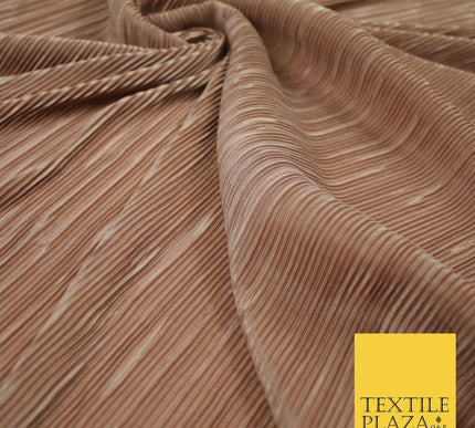 17 COLOURS Mini Pleated Crushed Plissé Satin Stretch Bodre Fabric Skirt Trousers